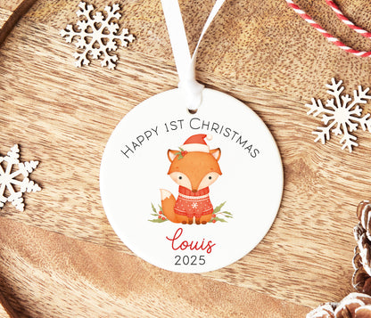 Foxy 1st Christmas Bauble