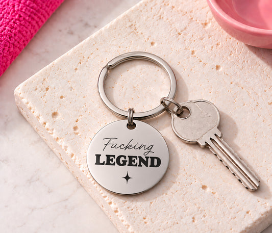 Fucking Legend Keyring