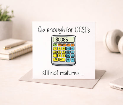 GCSE Funny Calculator Card