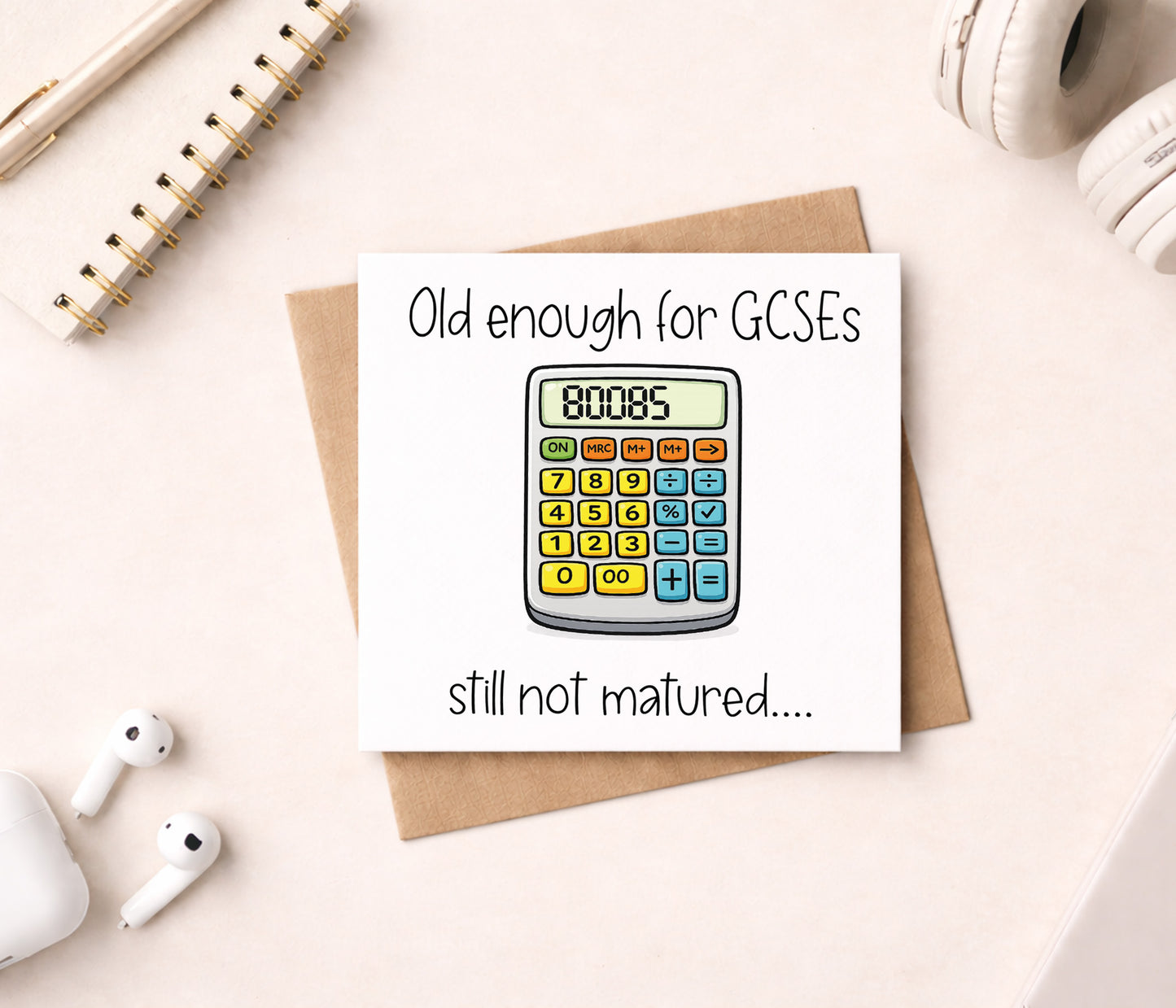 GCSE Funny Calculator Card