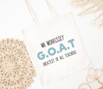GOAT Teacher Tote Bag