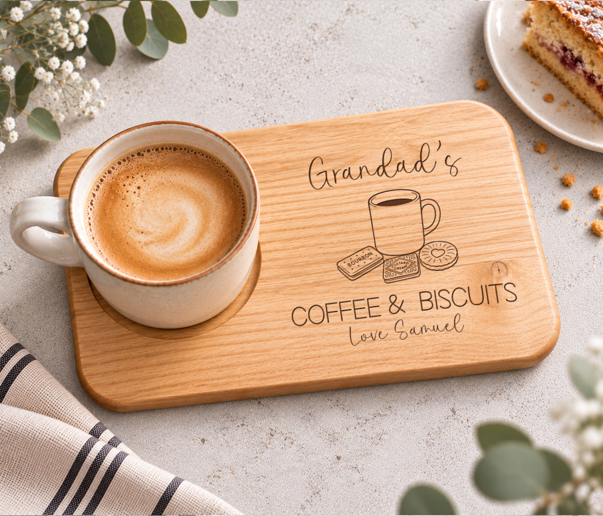 Grandad's Coffee & Biscuits Board