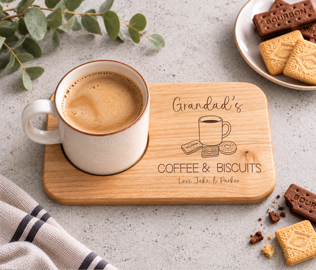 Grandad's Coffee & Biscuits Board