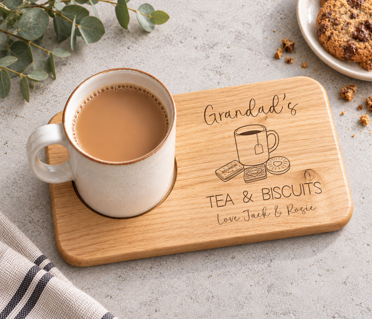 Grandad's Coffee & Biscuits Board