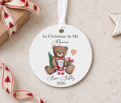 Auntie & Uncle 1st Christmas Bauble