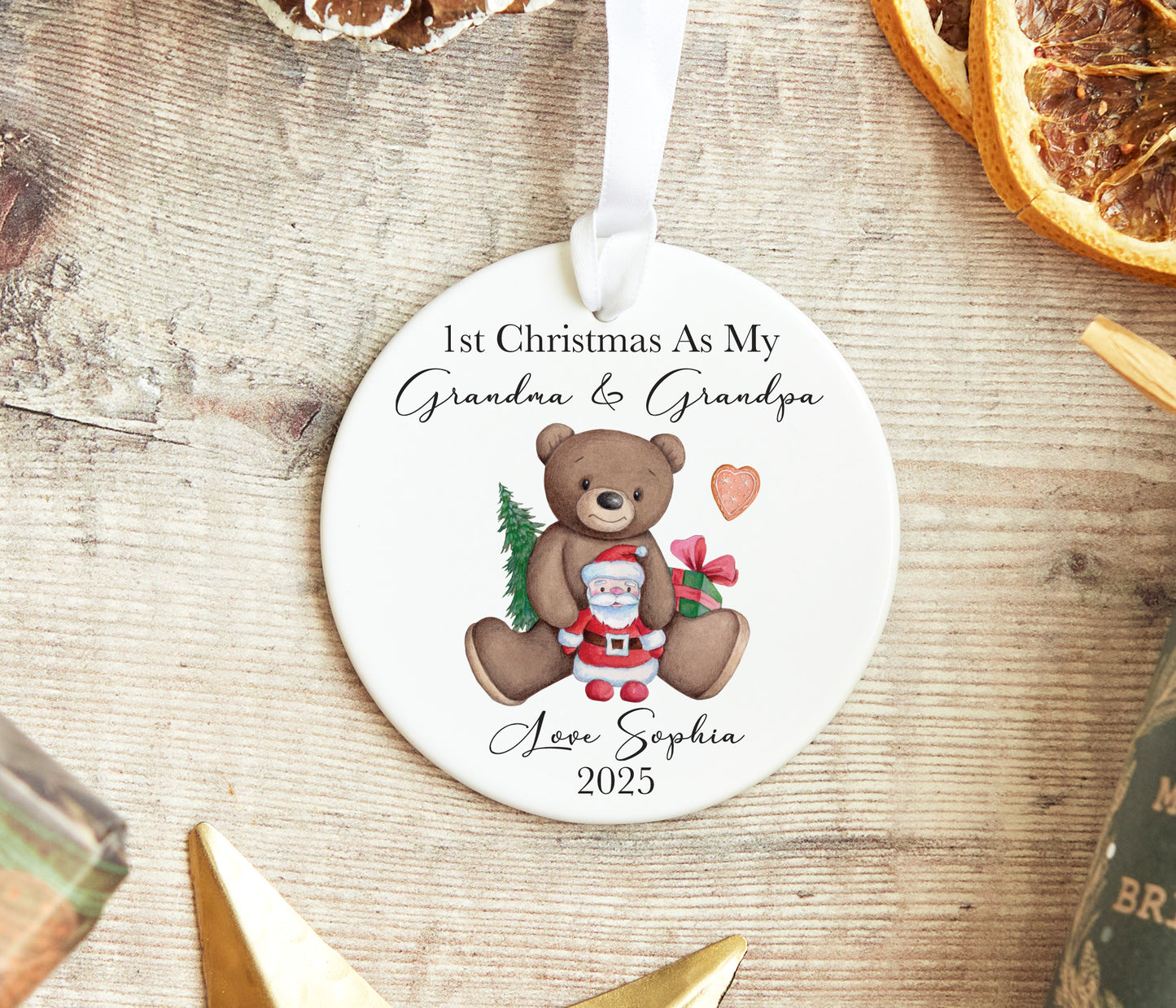 Grandparents Bear Bauble
