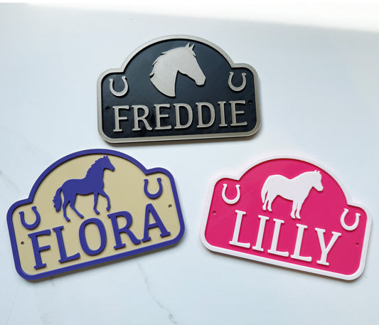 Horse Name Sign