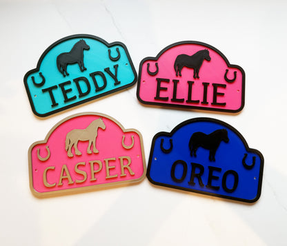 Horse Name Sign
