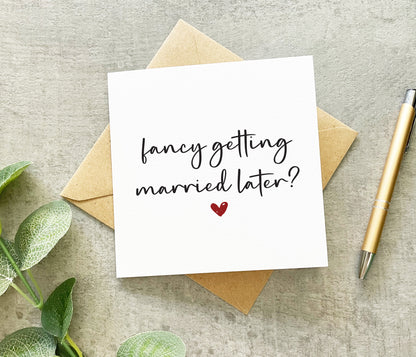Fancy Getting Married Later?