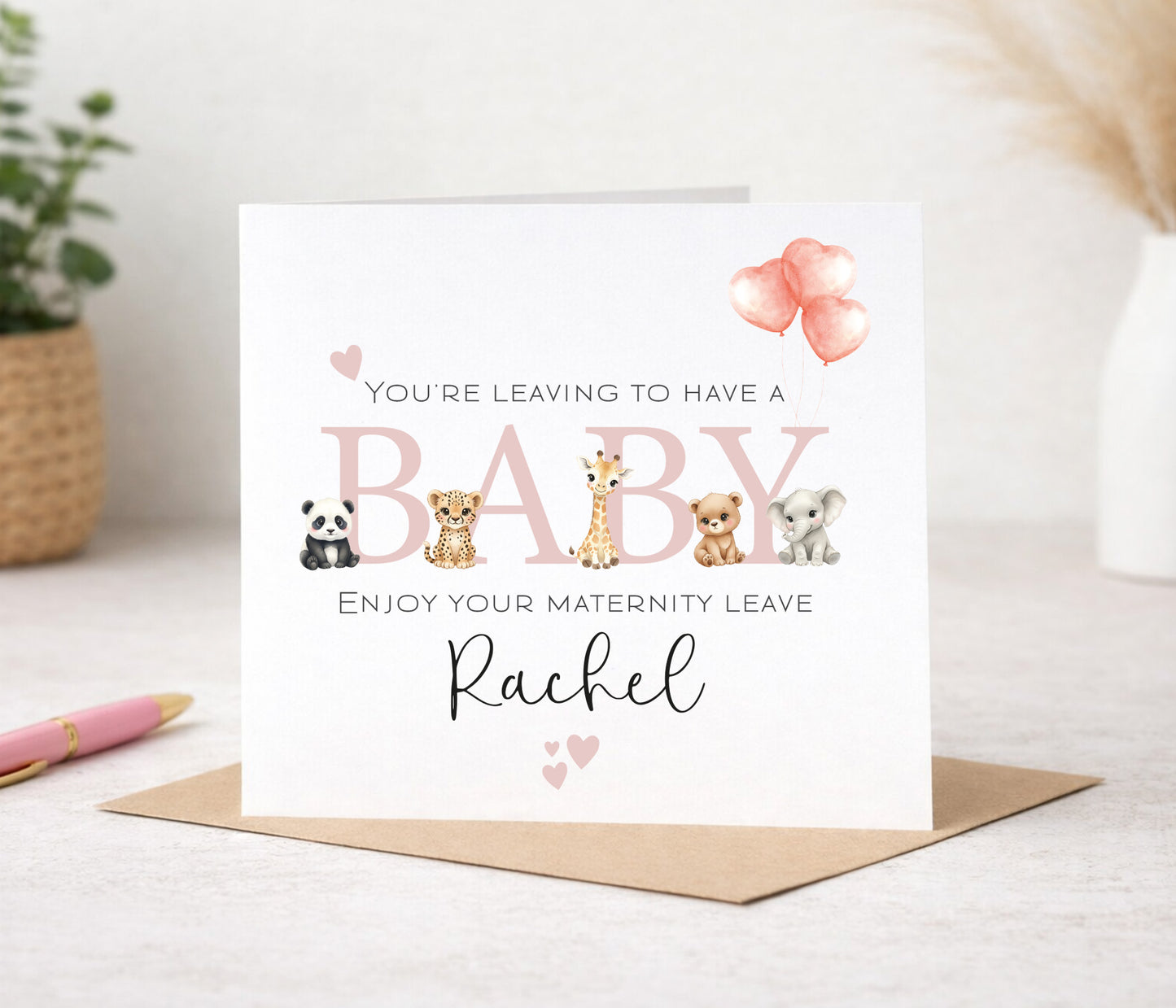 Maternity Leave Card