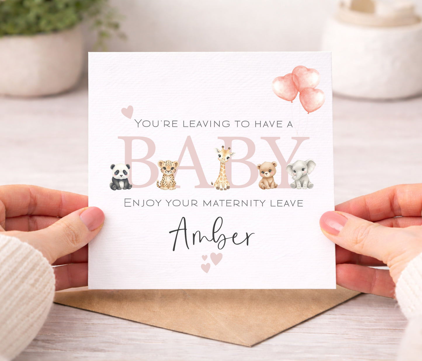 Maternity Leave Card