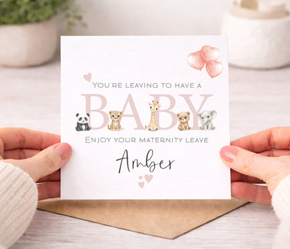 Maternity Leave Card