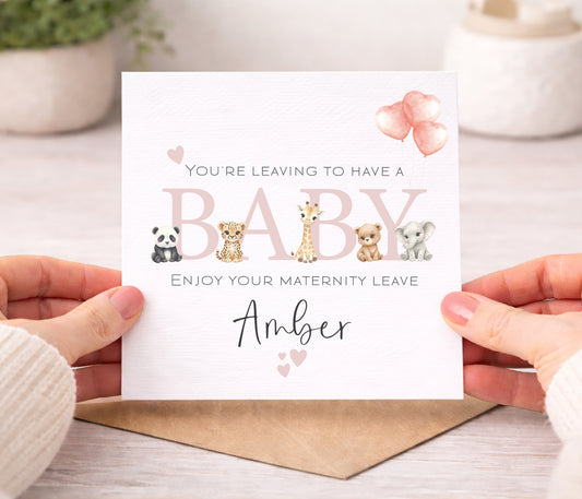 Maternity Leave Card