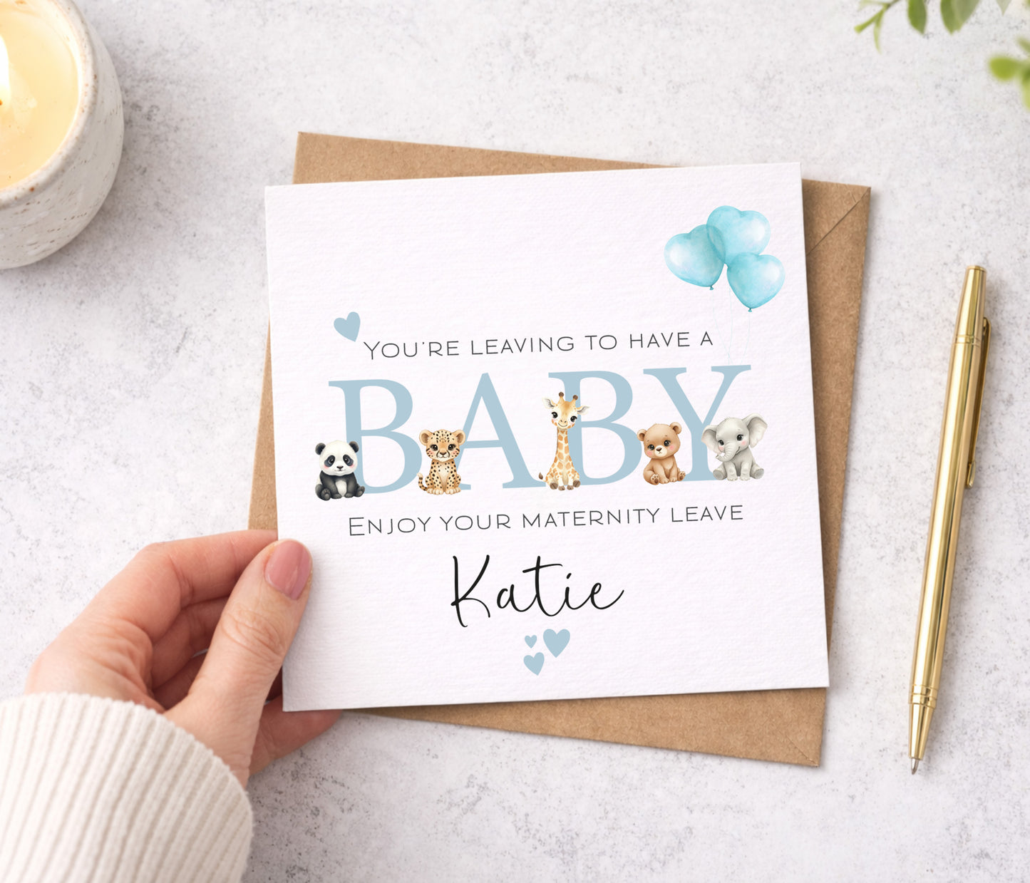 Maternity Leave Card