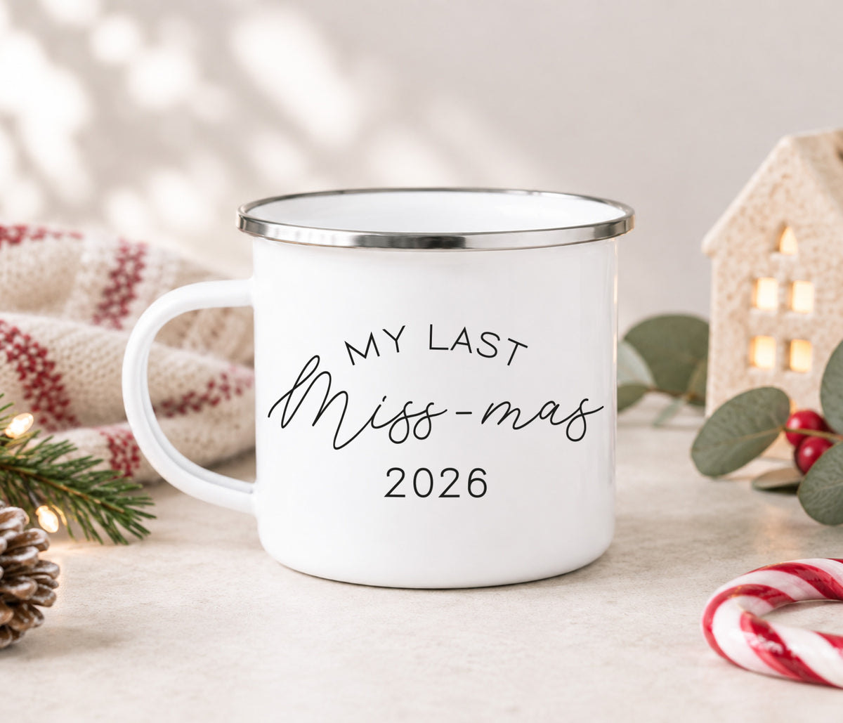 Last Miss-Mas Enamel Mug
