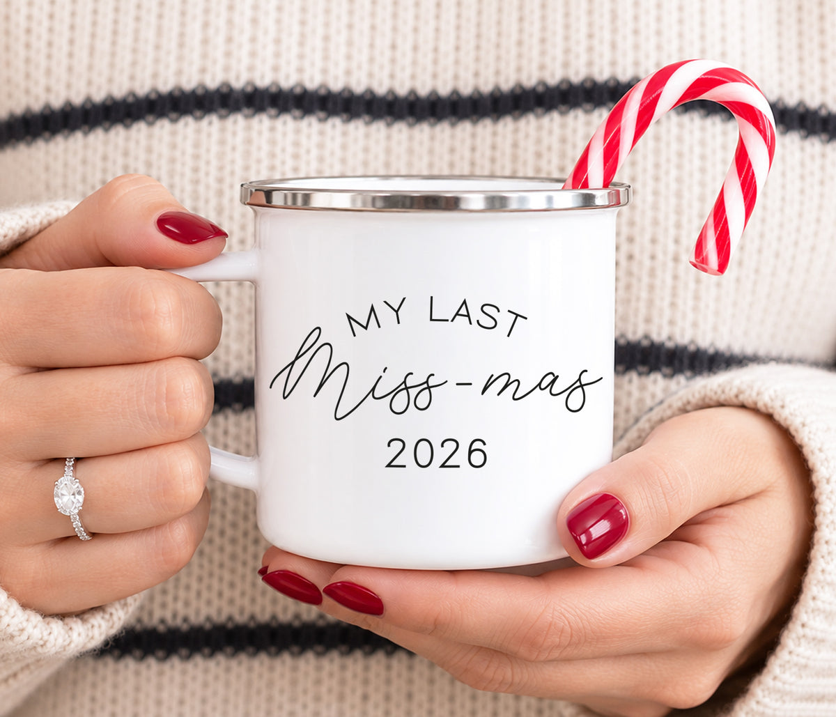 Last Miss-Mas Enamel Mug