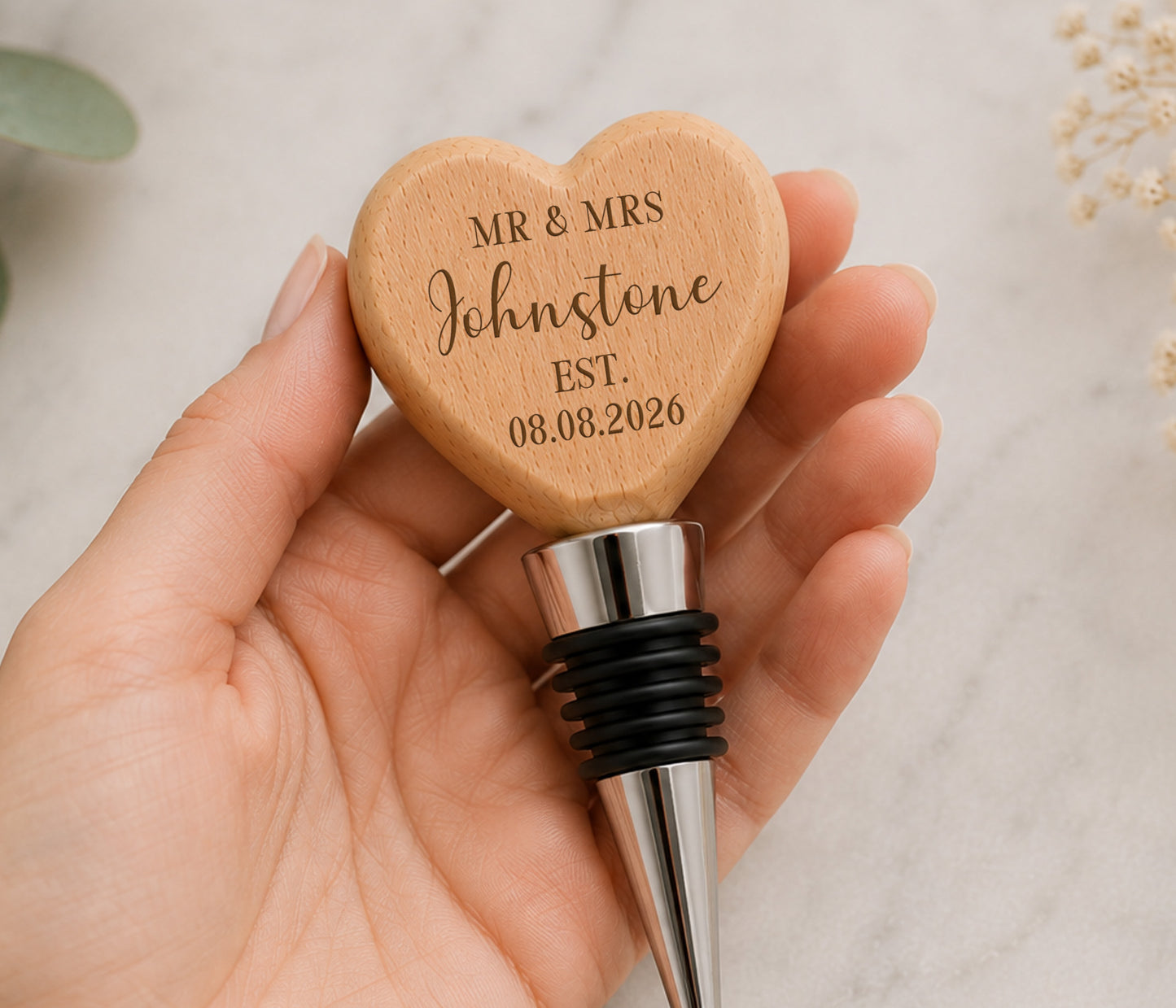 Mr & Mrs Bottle Stopper