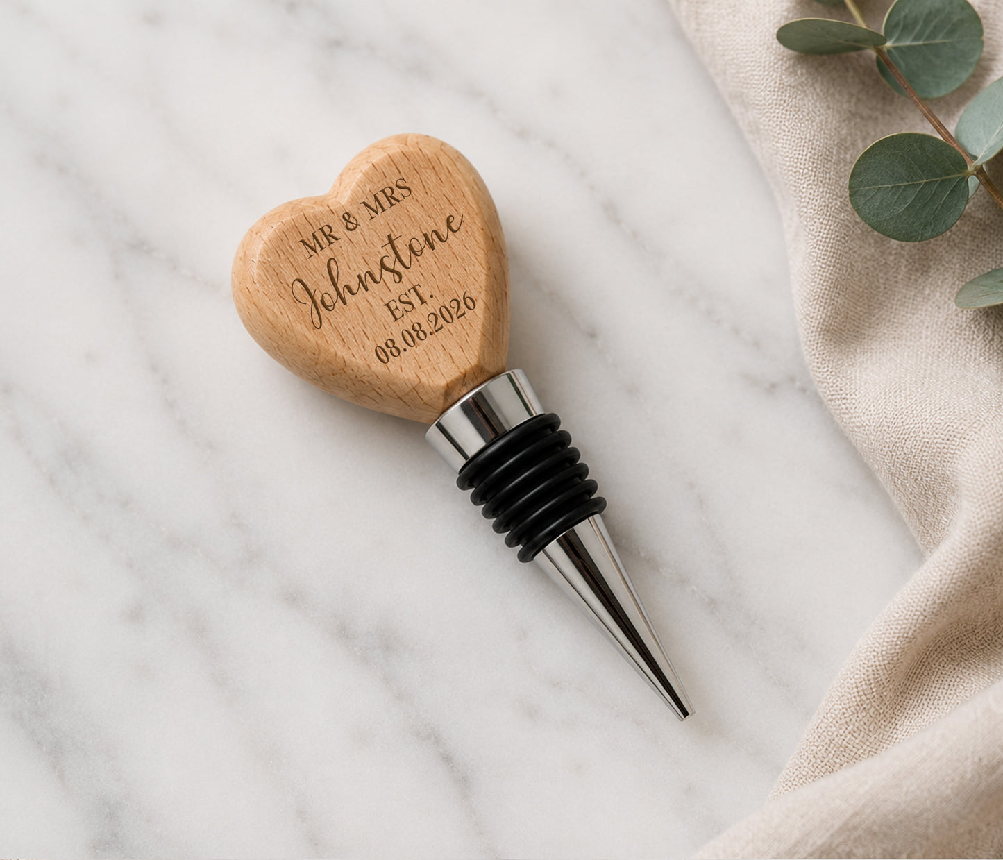 Mr & Mrs Bottle Stopper
