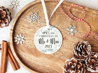 Last Christmas as Mr & Miss Bauble