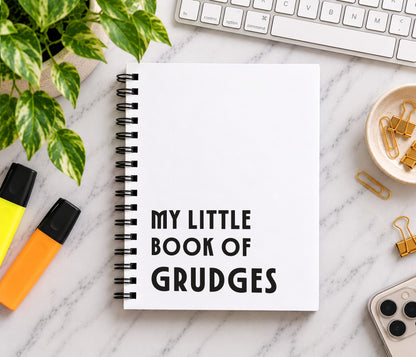 My Little Book Of Grudges Notebook