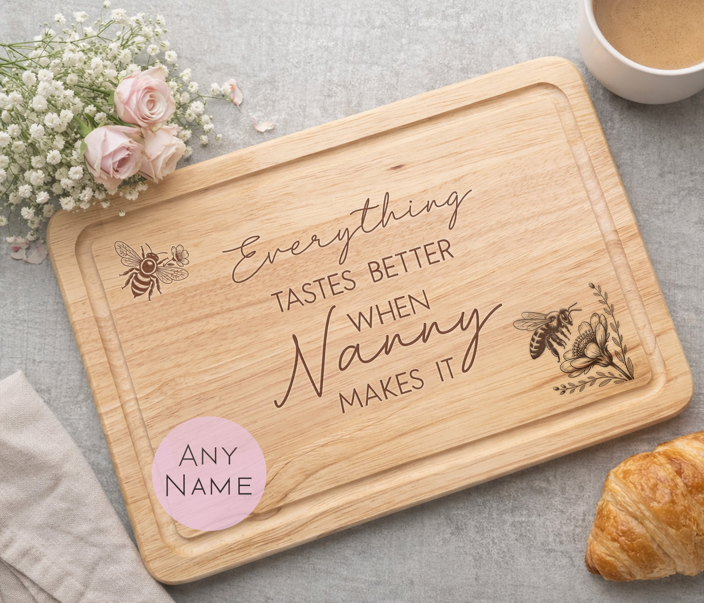 Nanny Bumble Bee Chopping Board