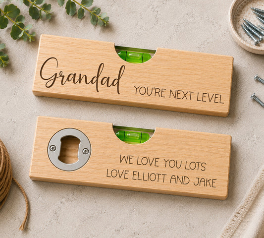 Grandad You're Next Level Spirit Level