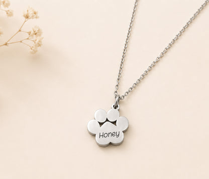 Paw Print Dog Mum Necklace
