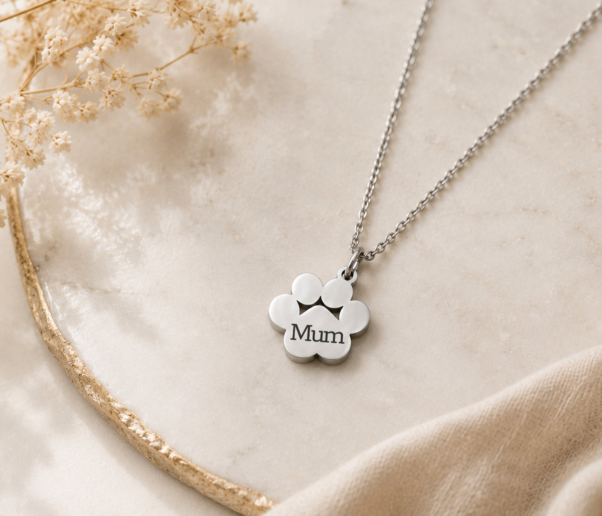 Paw Print Dog Mum Necklace