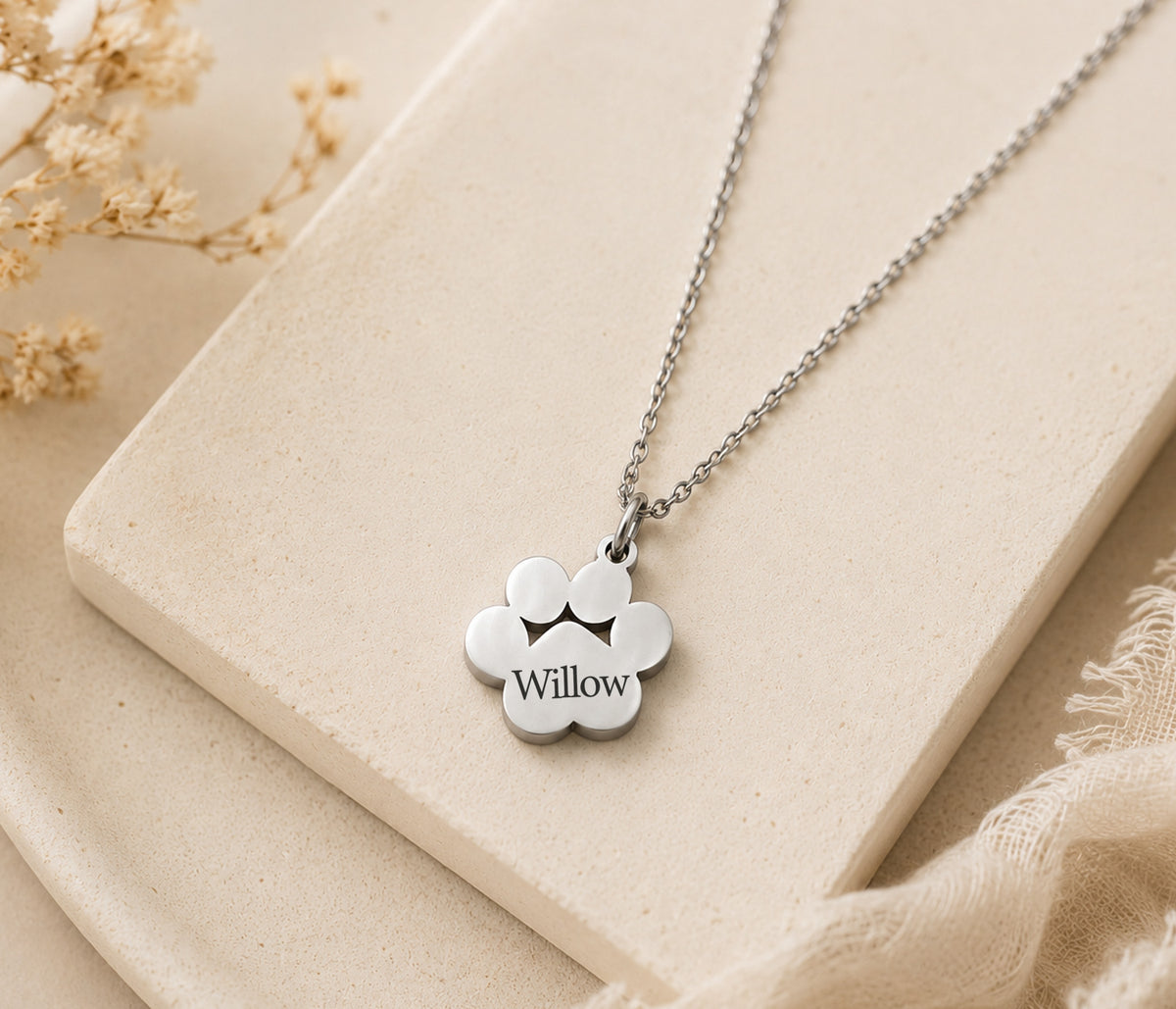 Paw Print Dog Mum Necklace