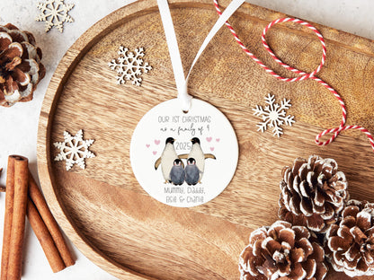 Twins 1st Christmas Bauble