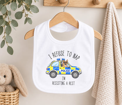 Police Resisting Arrest Baby Vest