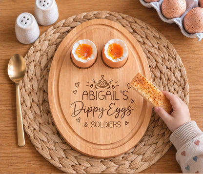 Princess Crown Egg Breakfast Board