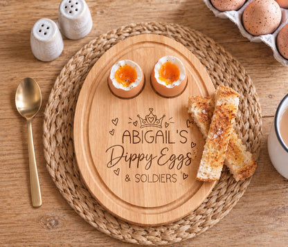 Princess Crown Egg Breakfast Board