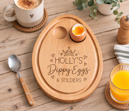 Princess Crown Egg Breakfast Board