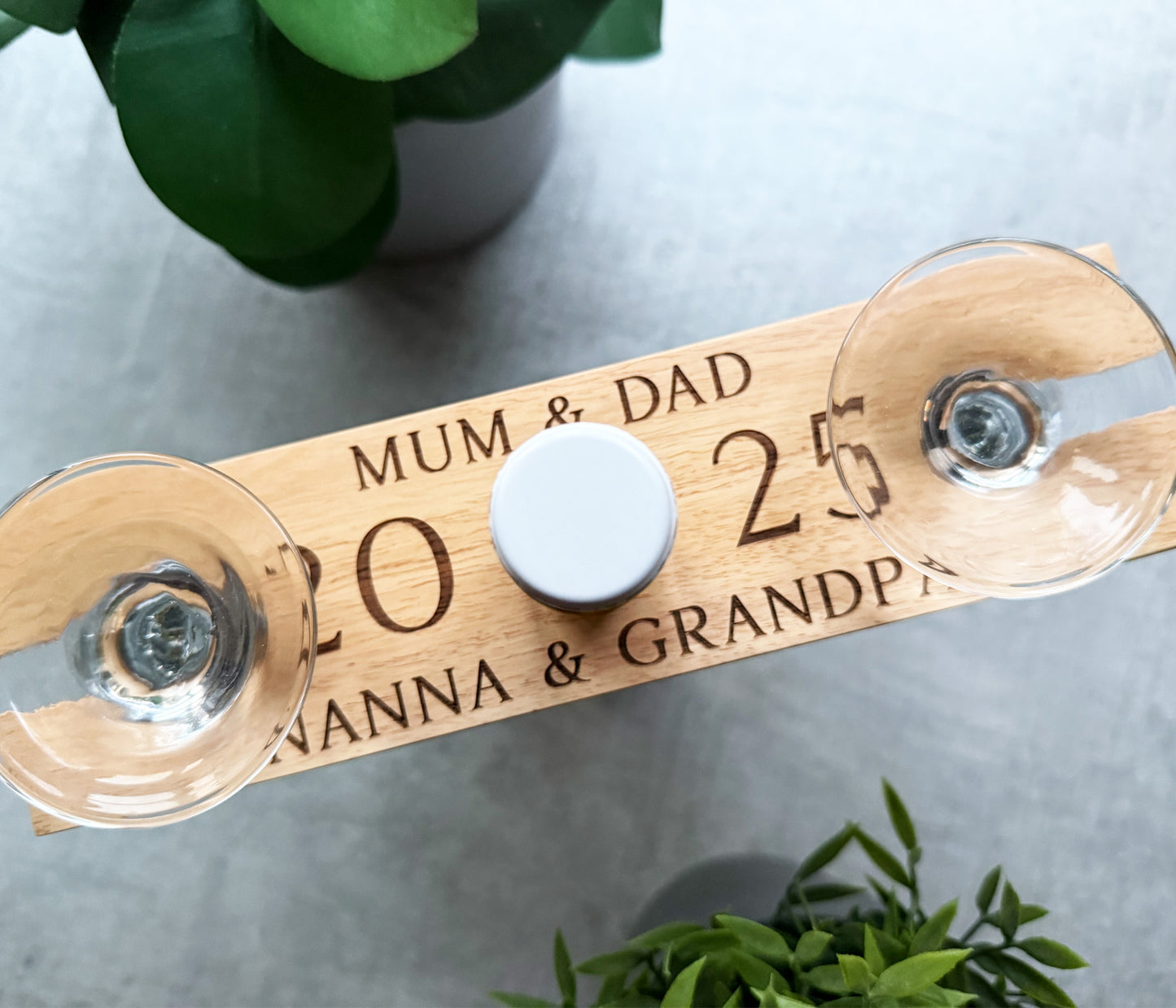 Promoted To Grandparents Wine Butler