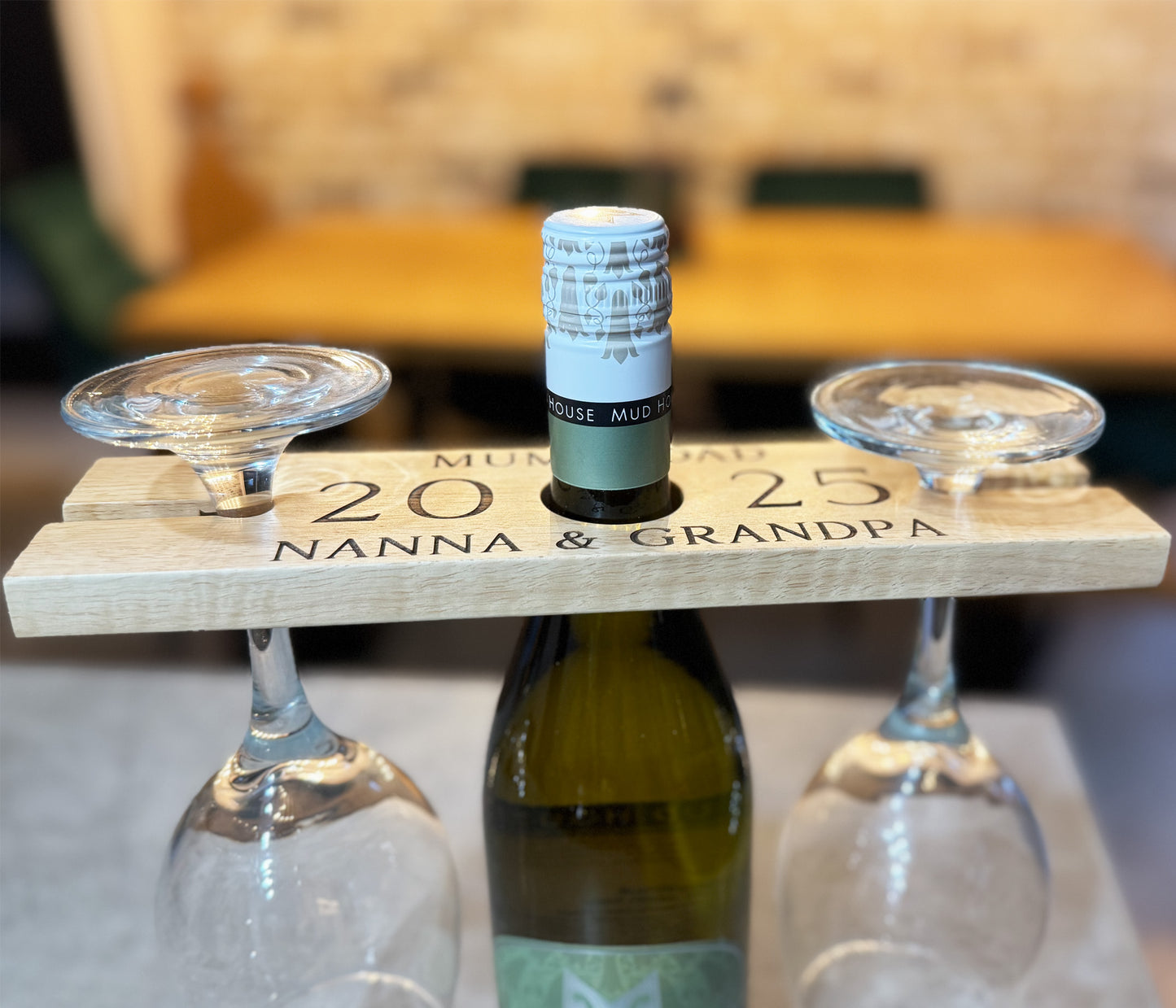 Promoted To Grandparents Wine Butler