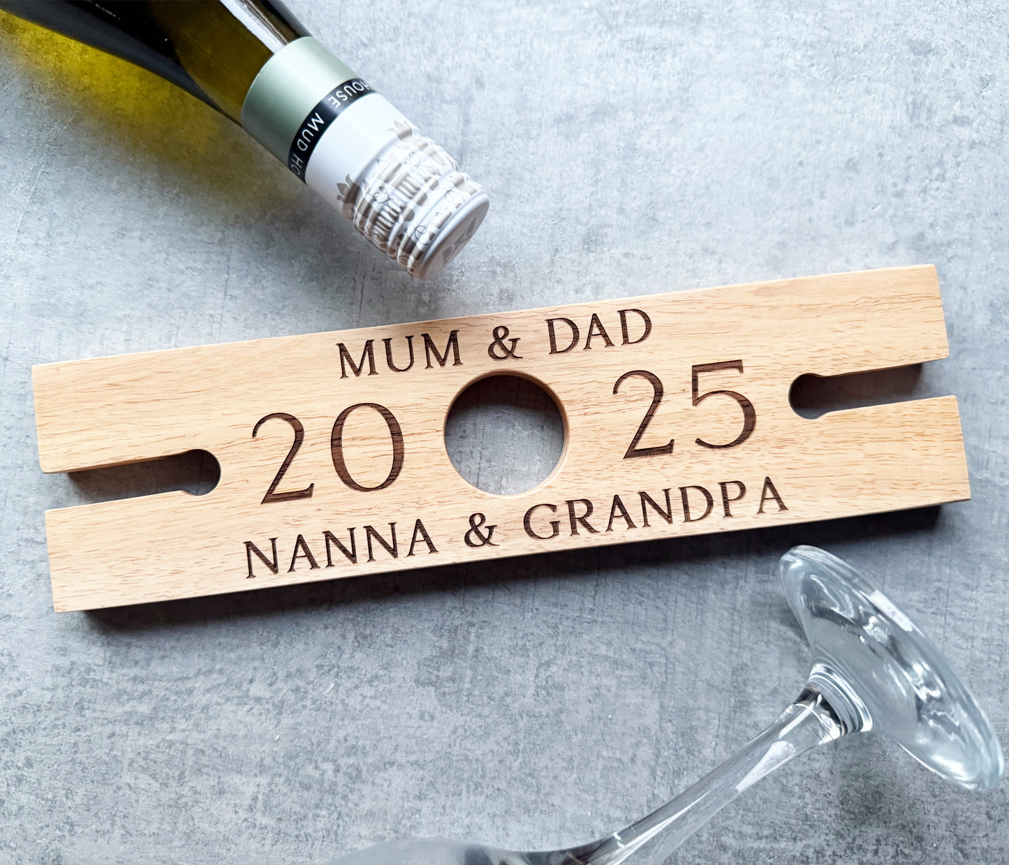 Promoted To Grandparents Wine Butler