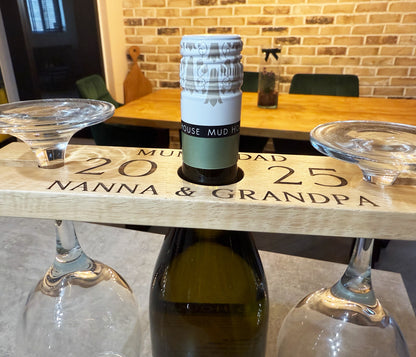 Promoted To Grandparents Wine Butler