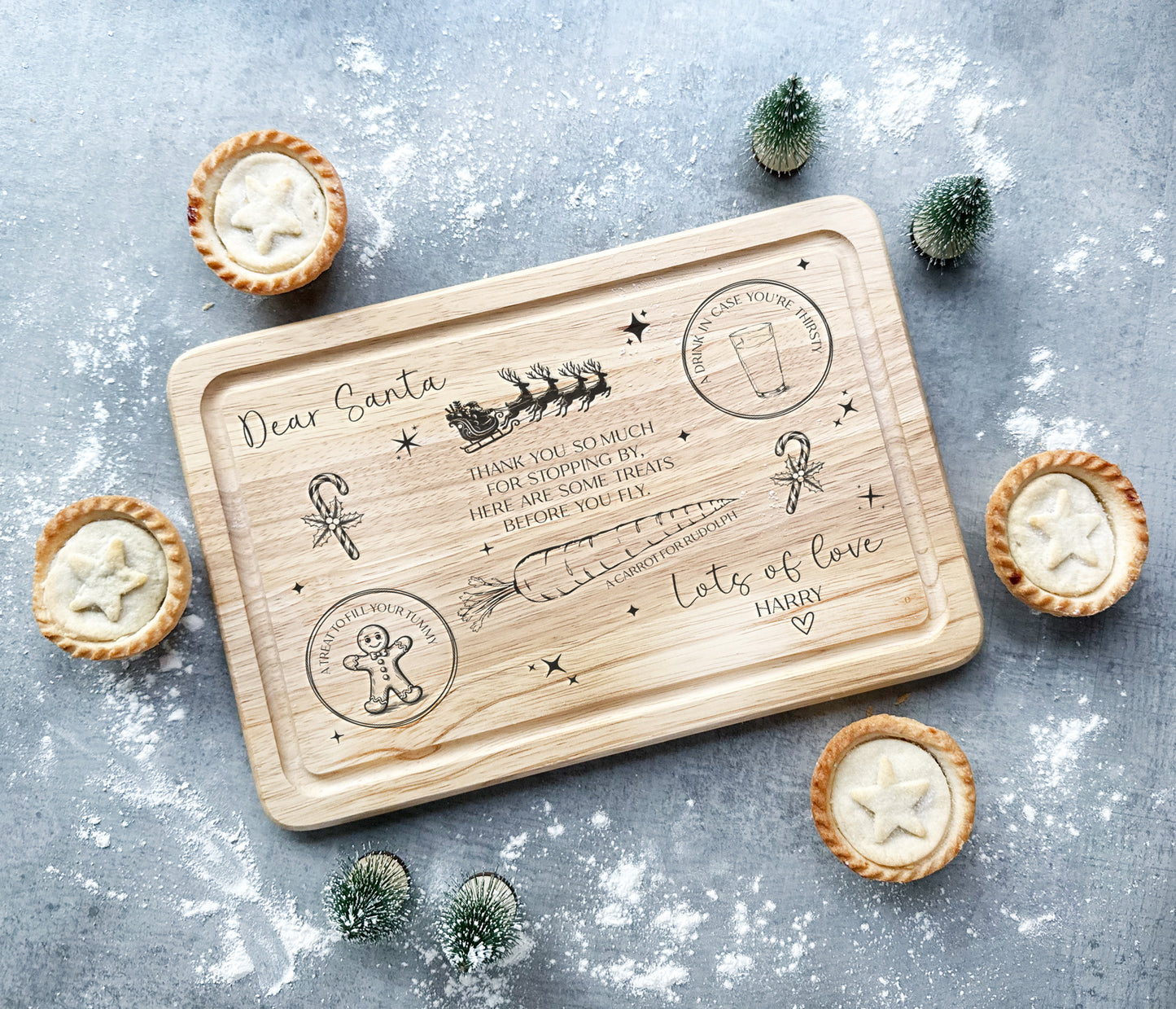 Santa Claus Christmas Eve Board