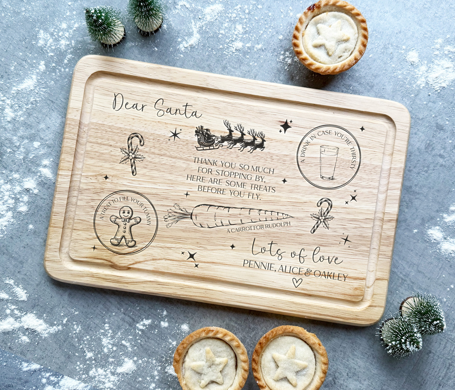 Santa Claus Christmas Eve Board