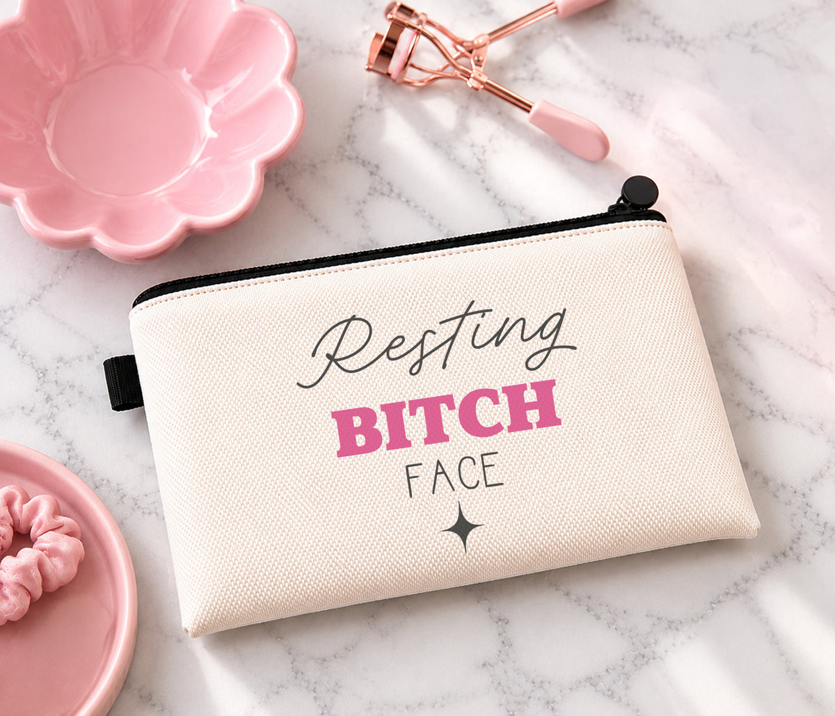 Resting Bitch Face Compact Mirror