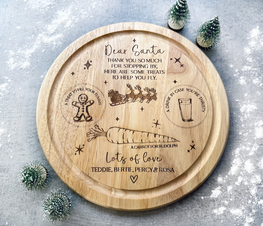 Santa Claus Christmas Eve Plate