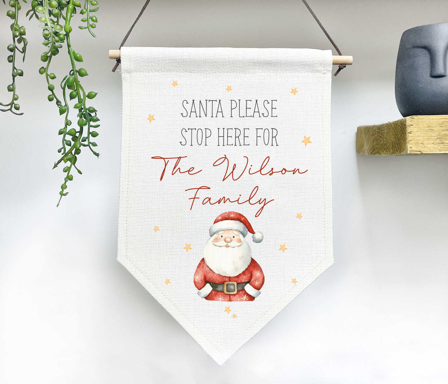 Santa Please Stop Here Sign