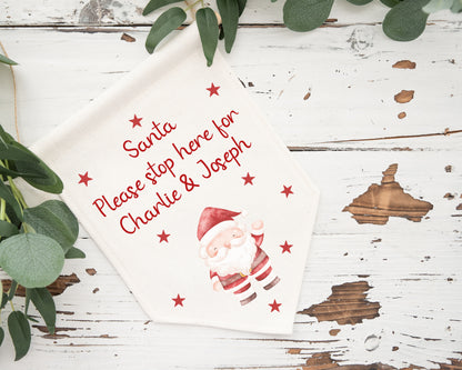 Santa Stop Here Sign
