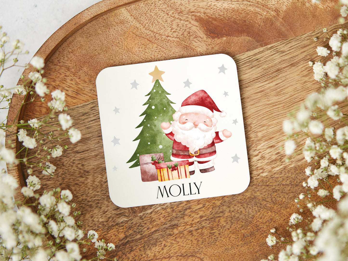 Santa Coaster