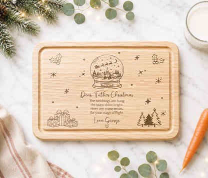 Father Christmas Snowglobe, Christmas Eve Board