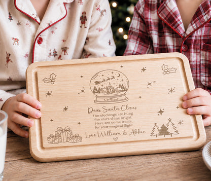 Father Christmas Snowglobe, Christmas Eve Board