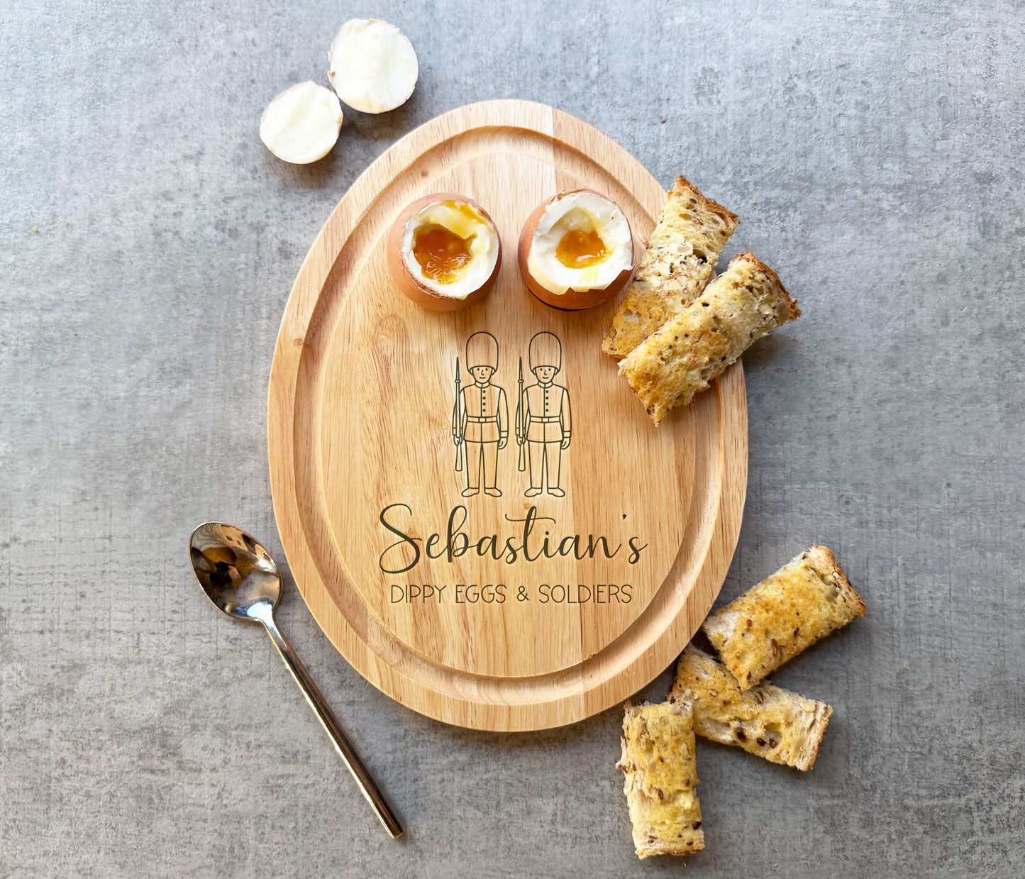 Soldiers Dippy Egg Breakfast Board