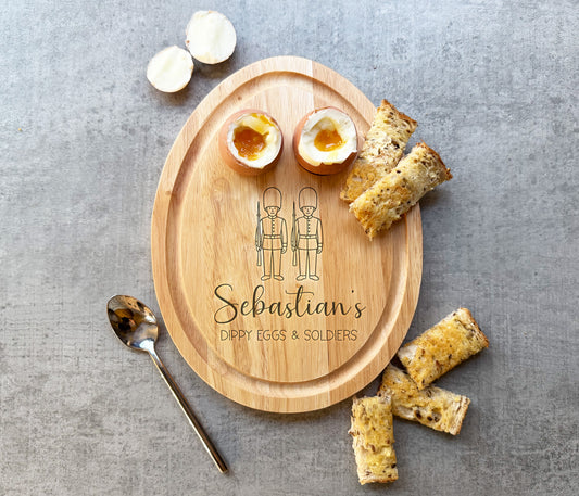 Soldiers Dippy Egg Breakfast Board