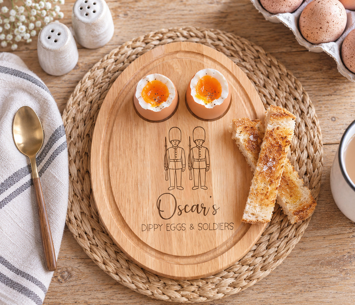 Soldiers Dippy Egg Breakfast Board